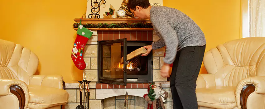 Rusted Metal Fireplace Restoration in Pottsville, Pennsylvania