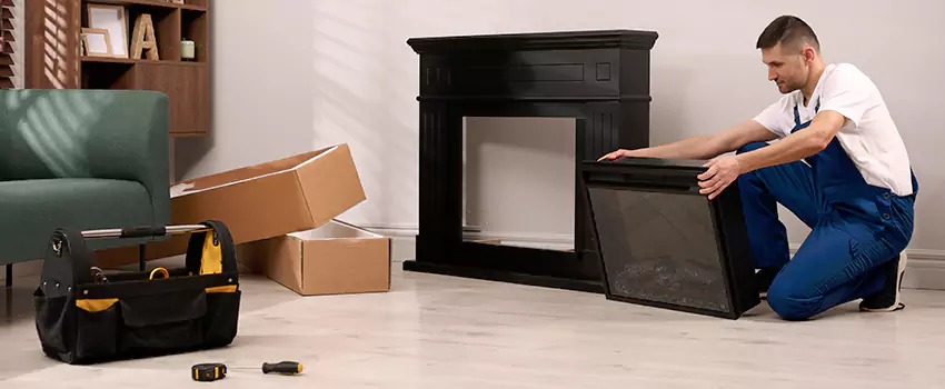 Old Rusted Metal Fireplace Repair And Replacement in Pottsville, PA